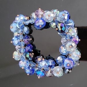 Large Crystal Beaded Bracelet